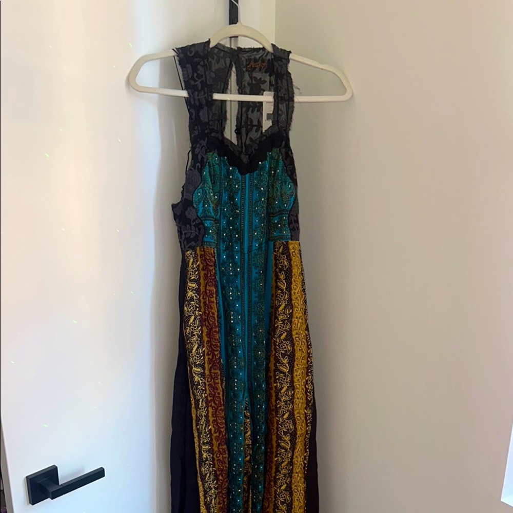 Elegant Multicolor Romper/ Dress